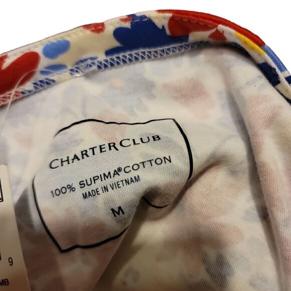 Charter Club Floral Blouse Size M - Picture 5 of 5